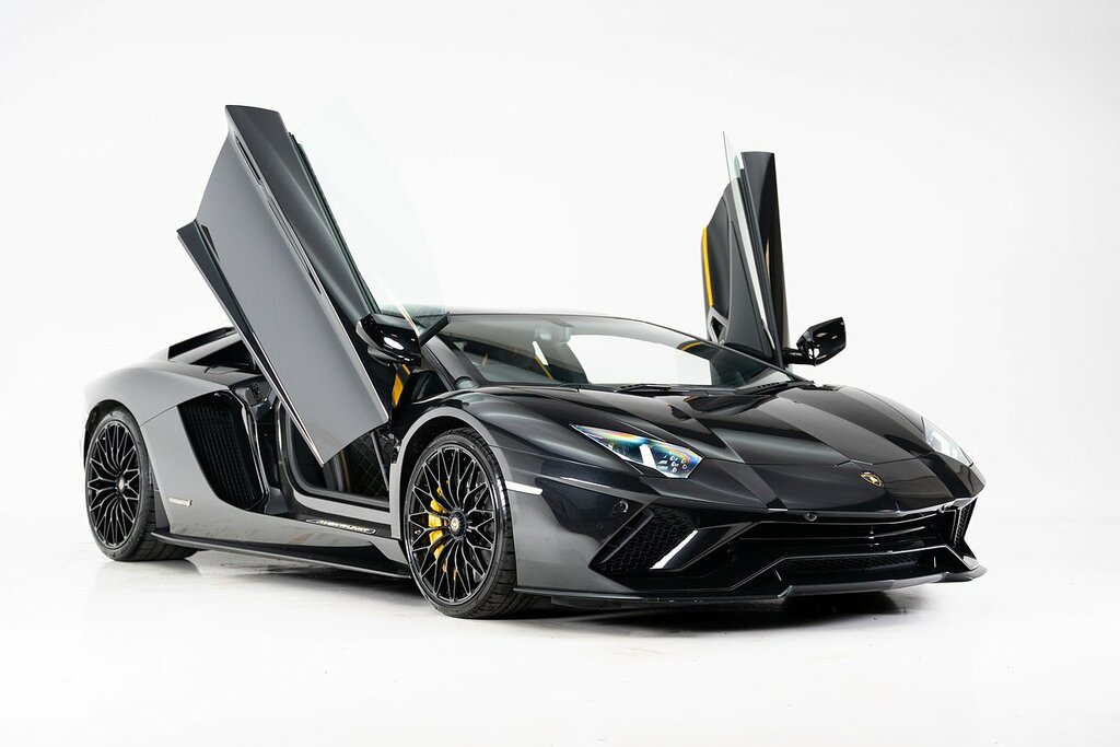 Lamborghini Aventador V12 Lp 740-4 S Black #6