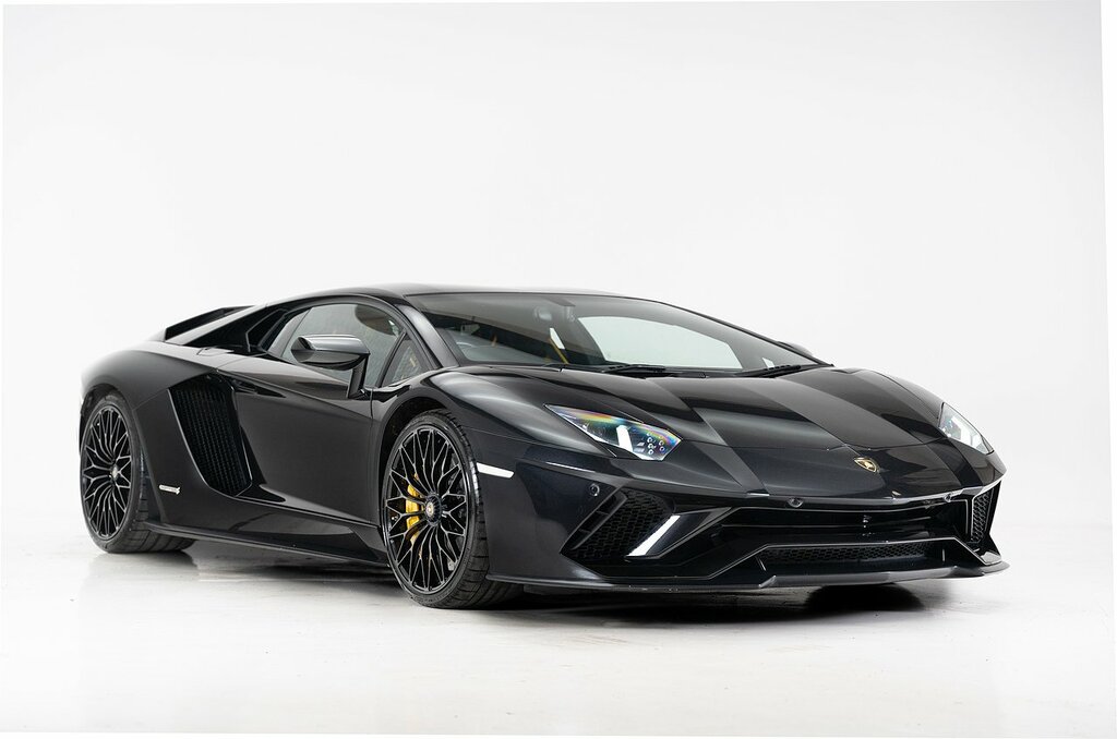 Lamborghini Aventador V12 Lp 740-4 S Black #5