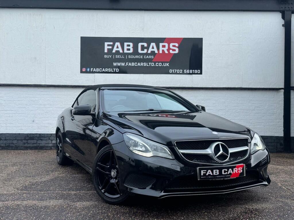 Mercedes-Benz E Class 2.1 E220 Cdi Amg Sport Cabriolet G-tronic Euro 5 Black