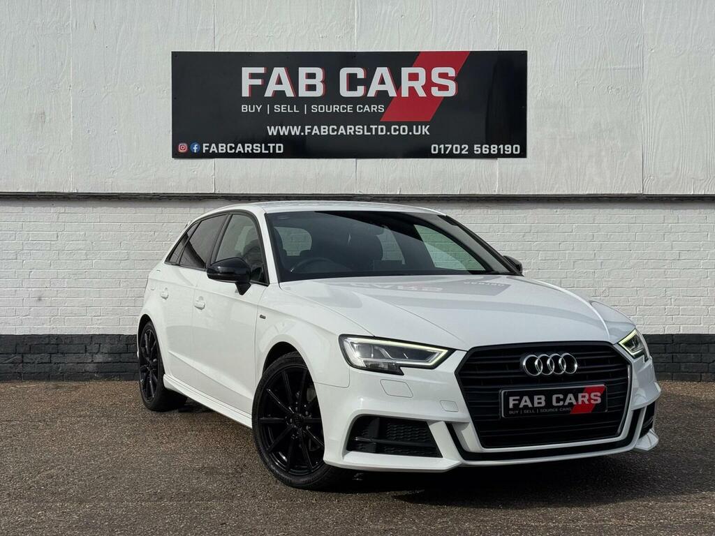 Audi A3 1.5 Tfsi Cod Black Edition Sportback S Tronic Euro White