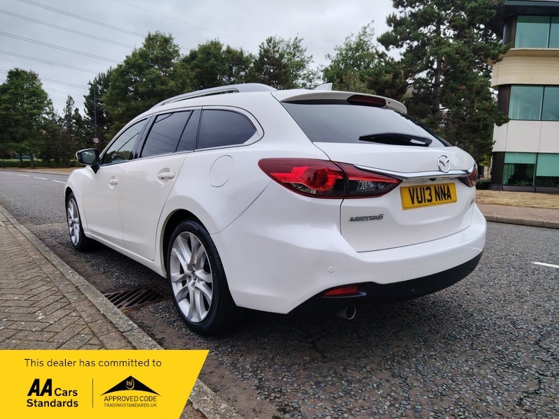 Mazda 6 Mazda 6 Tourer 2.0 White #5