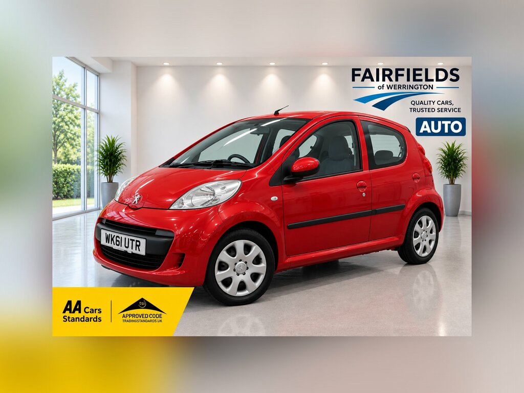 Peugeot 107 1.0 12V Urban Hatchback 2 Tronic Euro 5 Red