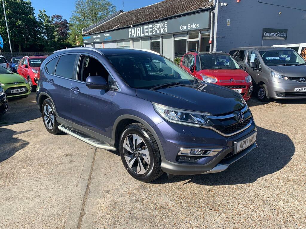 Honda Cr-V Suv 1.6 I-dtec Sr 2017 Blue #2