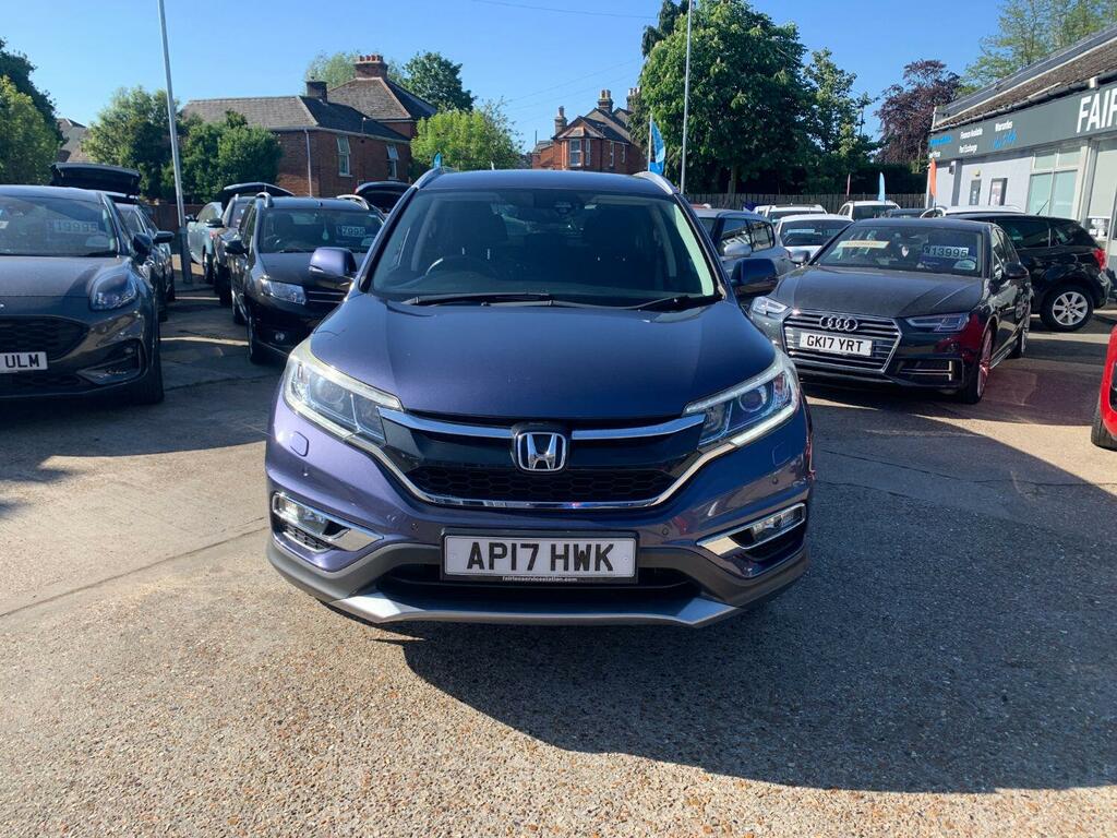 Honda Cr-V Suv 1.6 I-dtec Sr 2017 Blue #3