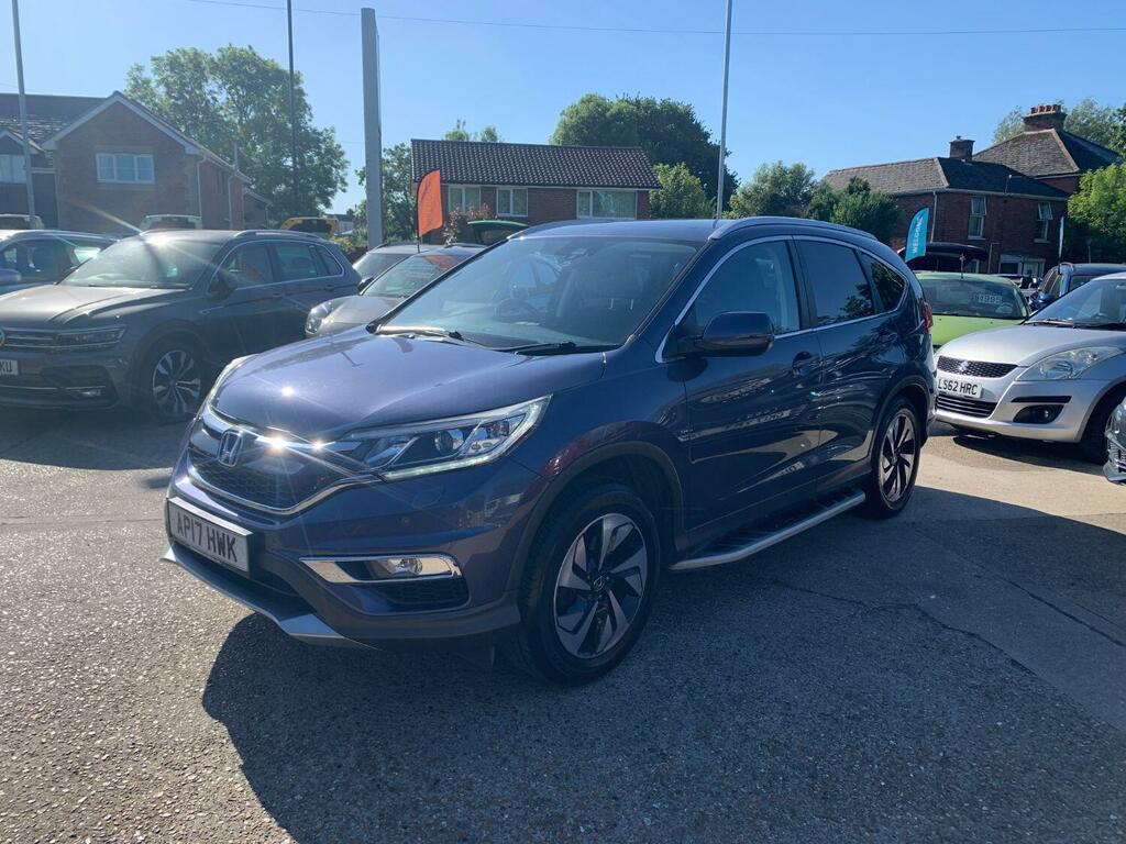 Honda Cr-V Suv 1.6 I-dtec Sr 2017 Blue #4