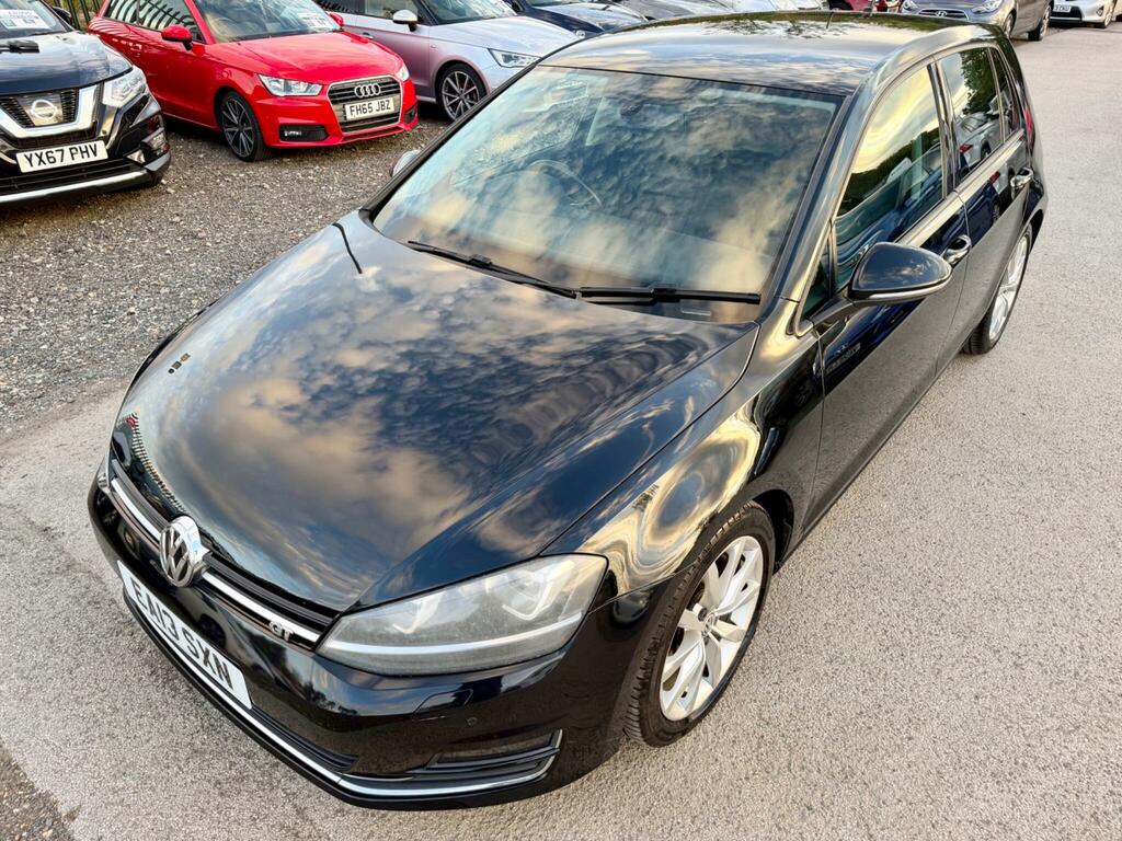 Volkswagen Golf Gt Black #4