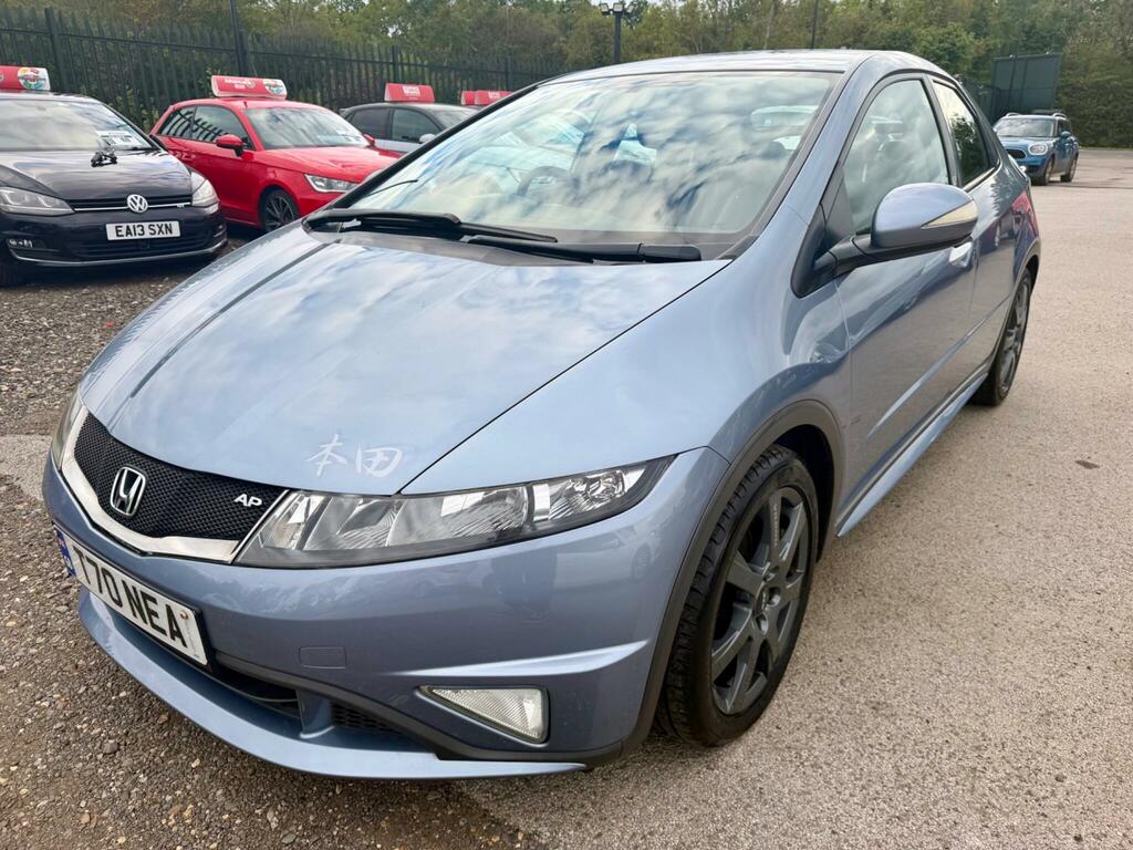 Honda Civic Se Blue #3