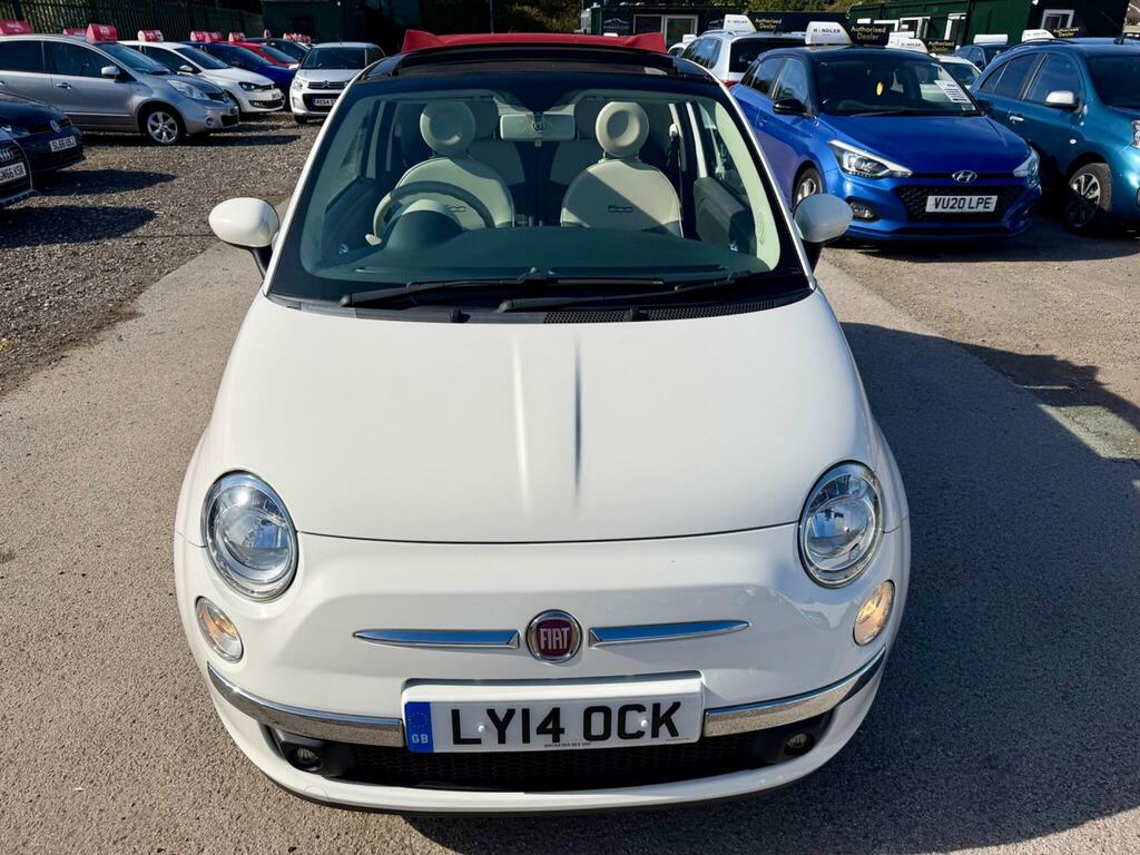 Fiat 500C Lounge White #3