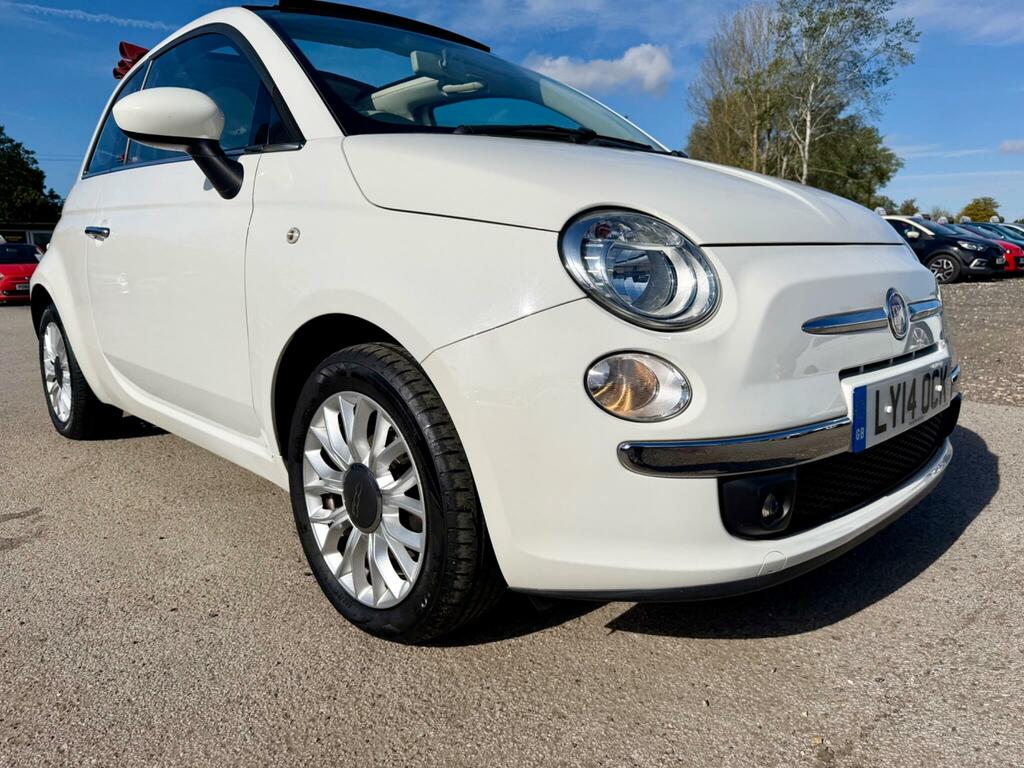 Fiat 500C Lounge White