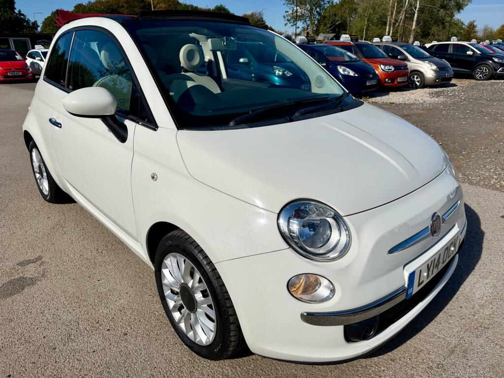 Fiat 500C Lounge White #6