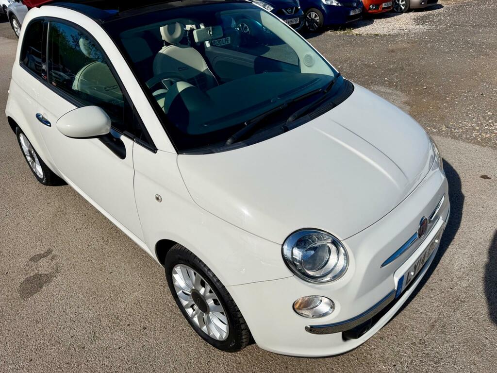 Fiat 500C Lounge White #2