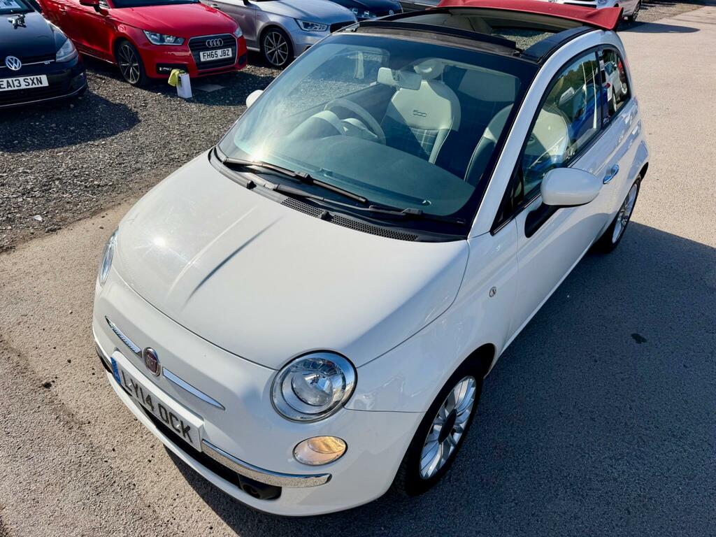Fiat 500C Lounge White #4