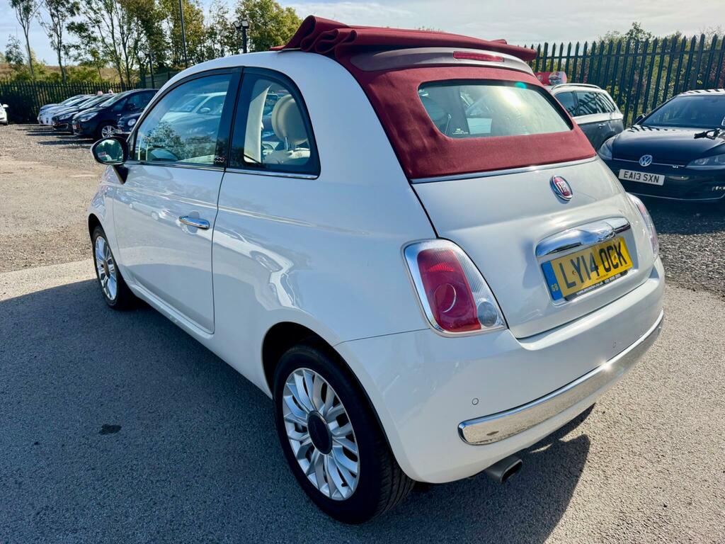 Fiat 500C Lounge White #5