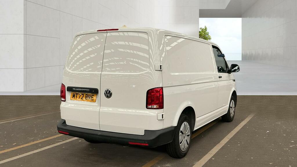 Volkswagen Transporter 2.0 Tdi T30 Startline Panel Van MT72BNE White #4