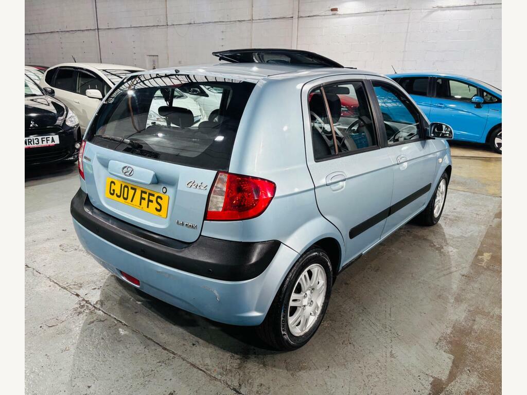 Hyundai Getz 1.4 Cdx Blue #4