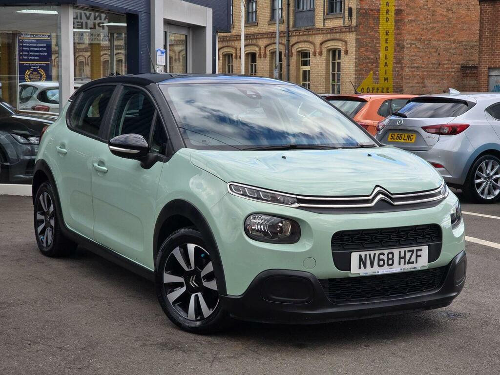 Citroen C3 Hatchback 1.2 Puretech Feel Euro 6 Ss 2019 Green #5