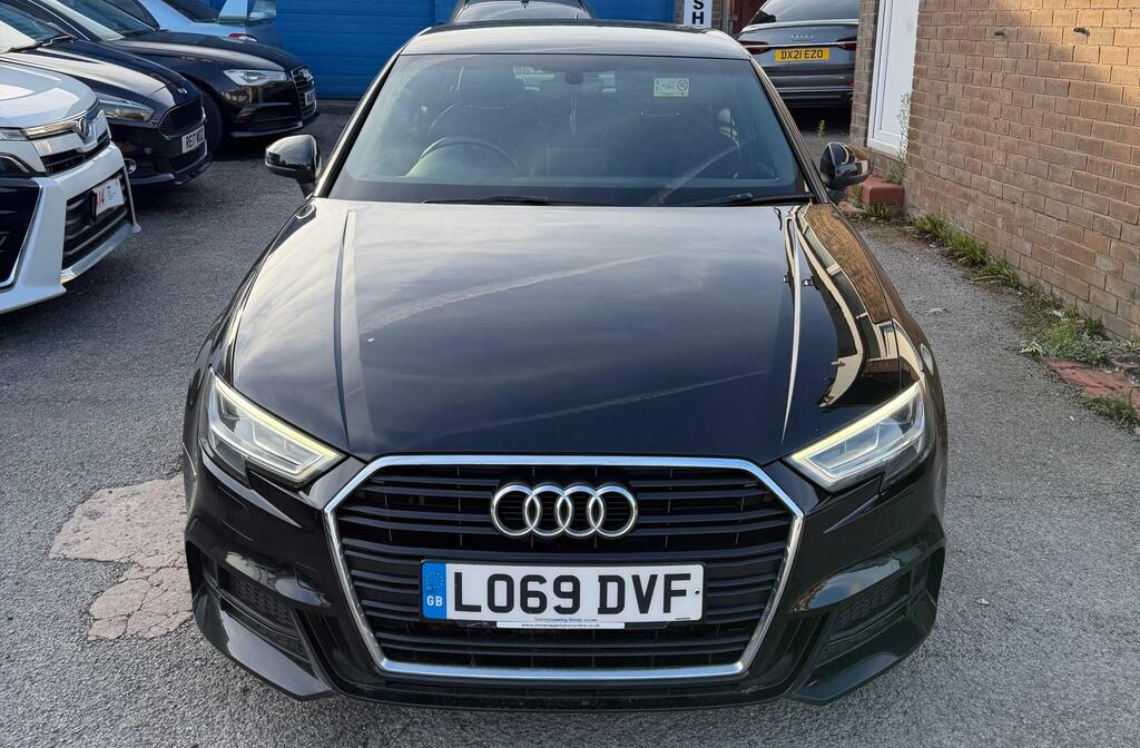 Audi A3 1.5 Tfsi Cod 35 S Line Saloon LO69DVF Black #2