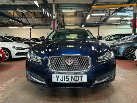 Jaguar XF D Portfolio Blue #2