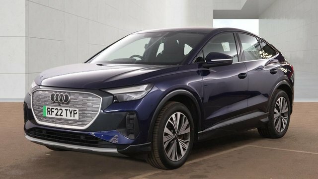 Audi Q4 E Tron 50 Sport Sportback Quattro 82Kwh Blue