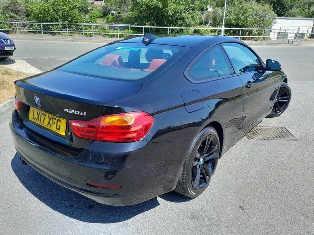 BMW 4 Series Gran Coupe 2017 2.0 420D Sport Coupe Euro 6 Black #3
