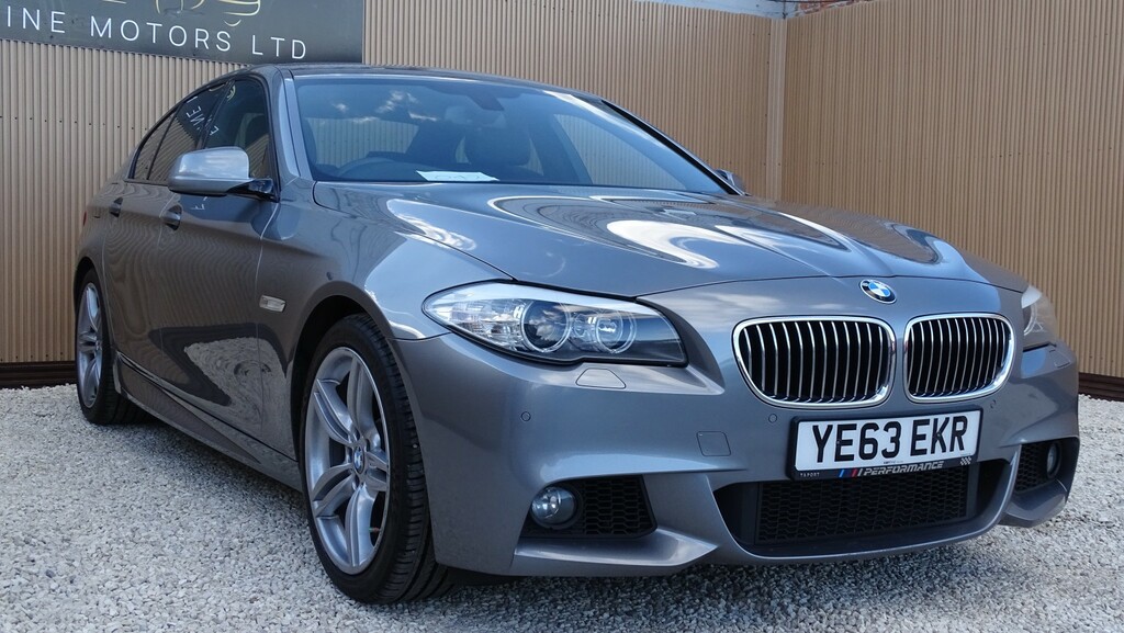 BMW 5 Series 2.0 520D M Sport Saloon Grey #3
