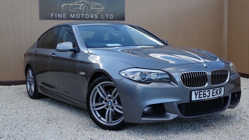 BMW 5 Series 2.0 520D M Sport Saloon Grey #2