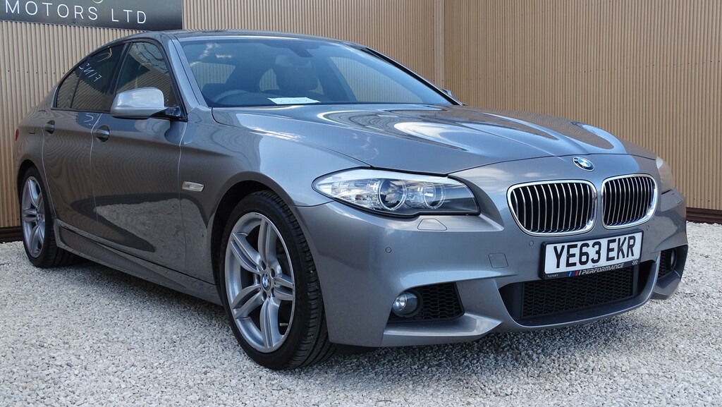 BMW 5 Series 2.0 520D M Sport Saloon Grey #4