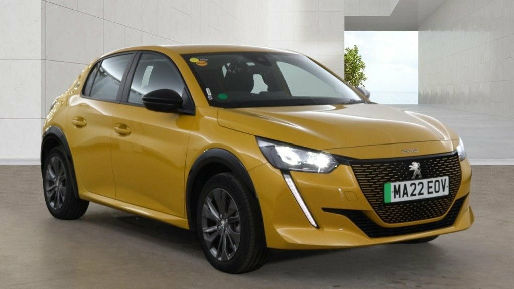 Peugeot e-208 Hatchback Yellow