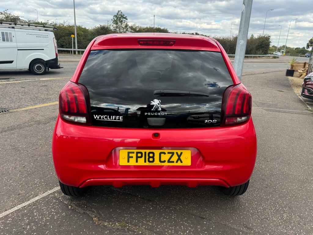 Peugeot 108 1.2 Puretech Allure Euro 6 Red #4