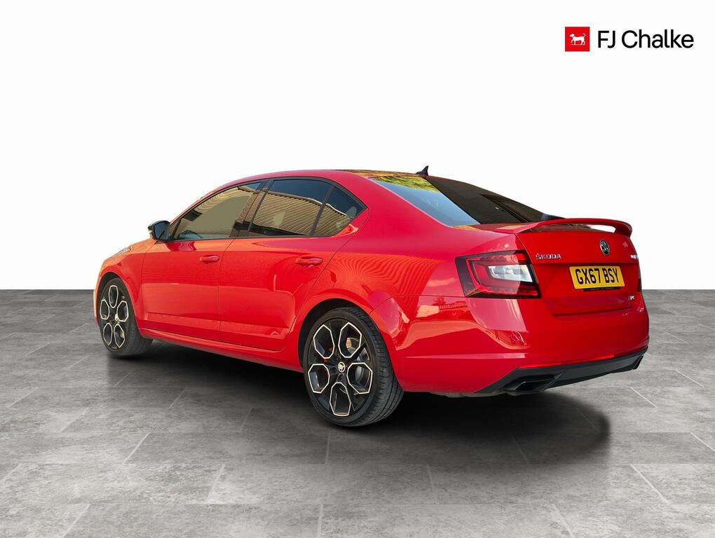 Skoda Octavia 2.0 Tsi Vrs Euro 6 Ss Red #4