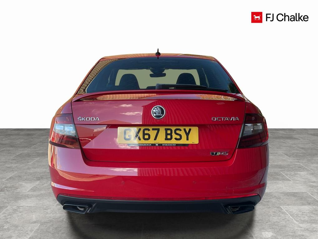 Skoda Octavia 2.0 Tsi Vrs Euro 6 Ss Red #6