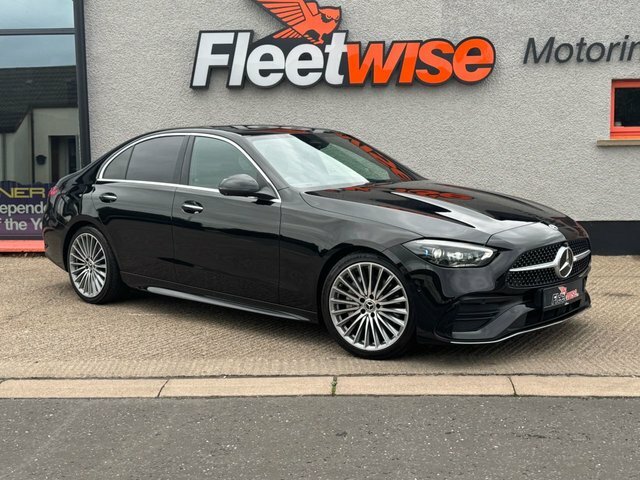 Mercedes-Benz C Class 2.0 C220dh Mhev Amg Line Premium Saloon Dies Black