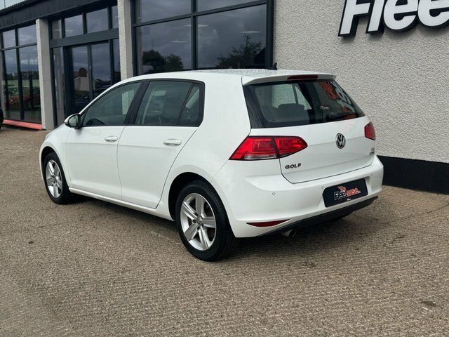 Volkswagen Golf 1.6 Tdi Bluemotion Tech Match Edition Hatchback White #6