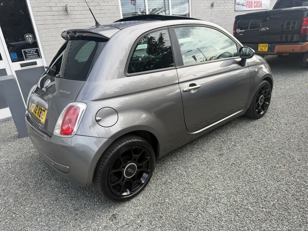 Fiat 500 Hatchback White #1