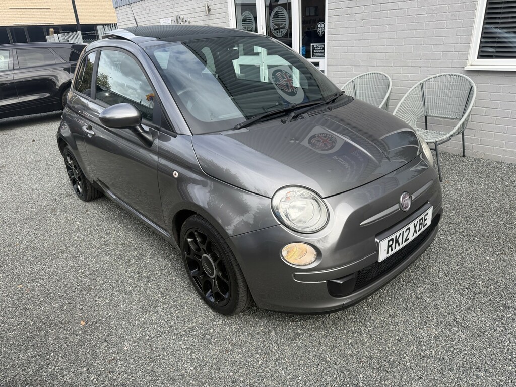 Fiat 500 Hatchback White #5