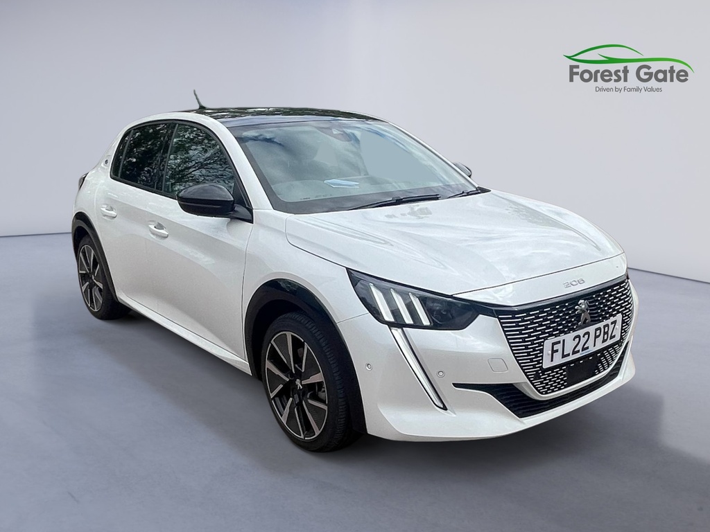 Peugeot e-208 50Kwh Gt Premium Hatchback 136 White