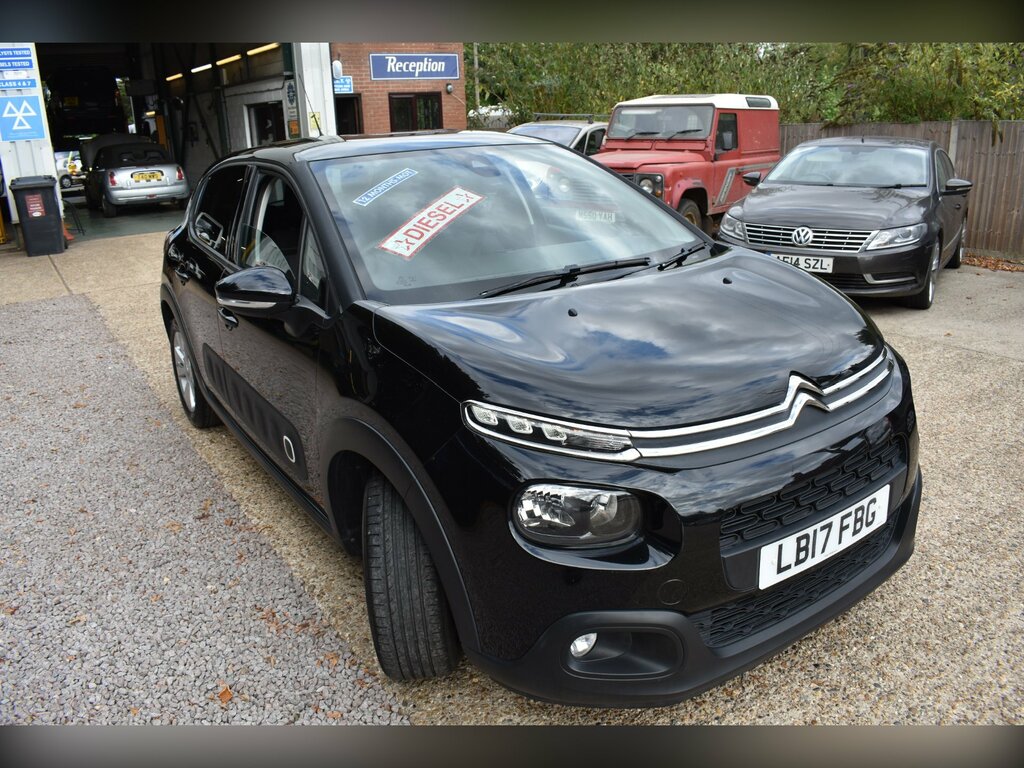 Citroen C3 1.6 Bluehdi Flair Hatchback Euro Black #3