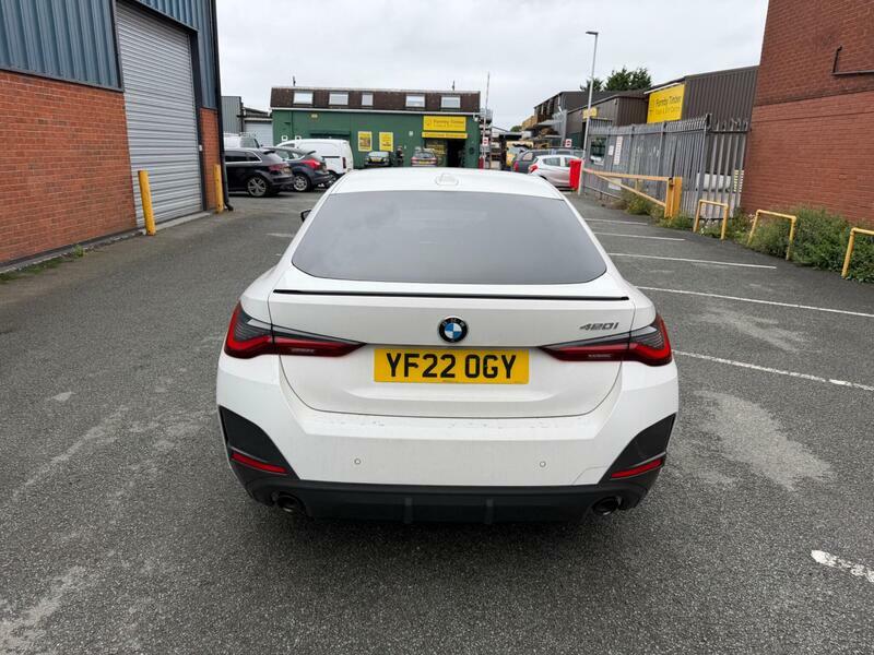 BMW 4 Series Gran Coupe 2.0-420i-m-sport-auto-euro-6-ss-5dr White #4