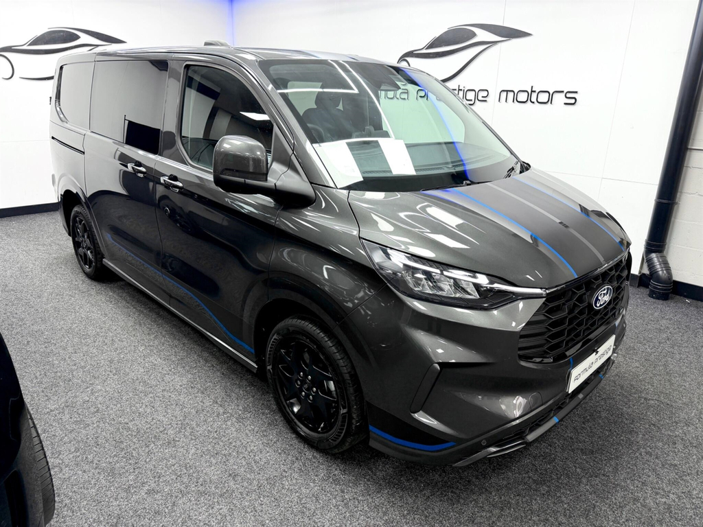 Ford Transit Custom 2.0 320 Ecoblue Sport Crew Van Awd L1 H1 Euro Grey #3