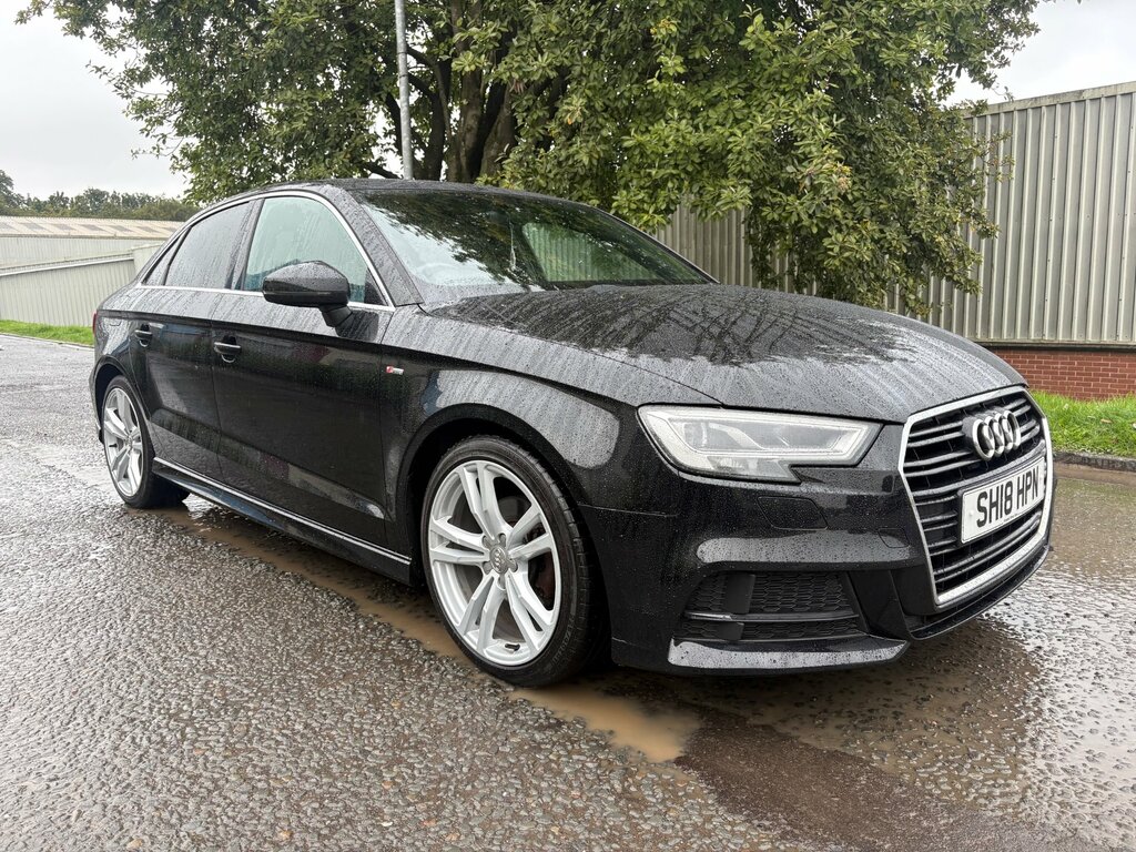 Audi A3 1.5 Tfsi Cod S Line Saloon Euro Black