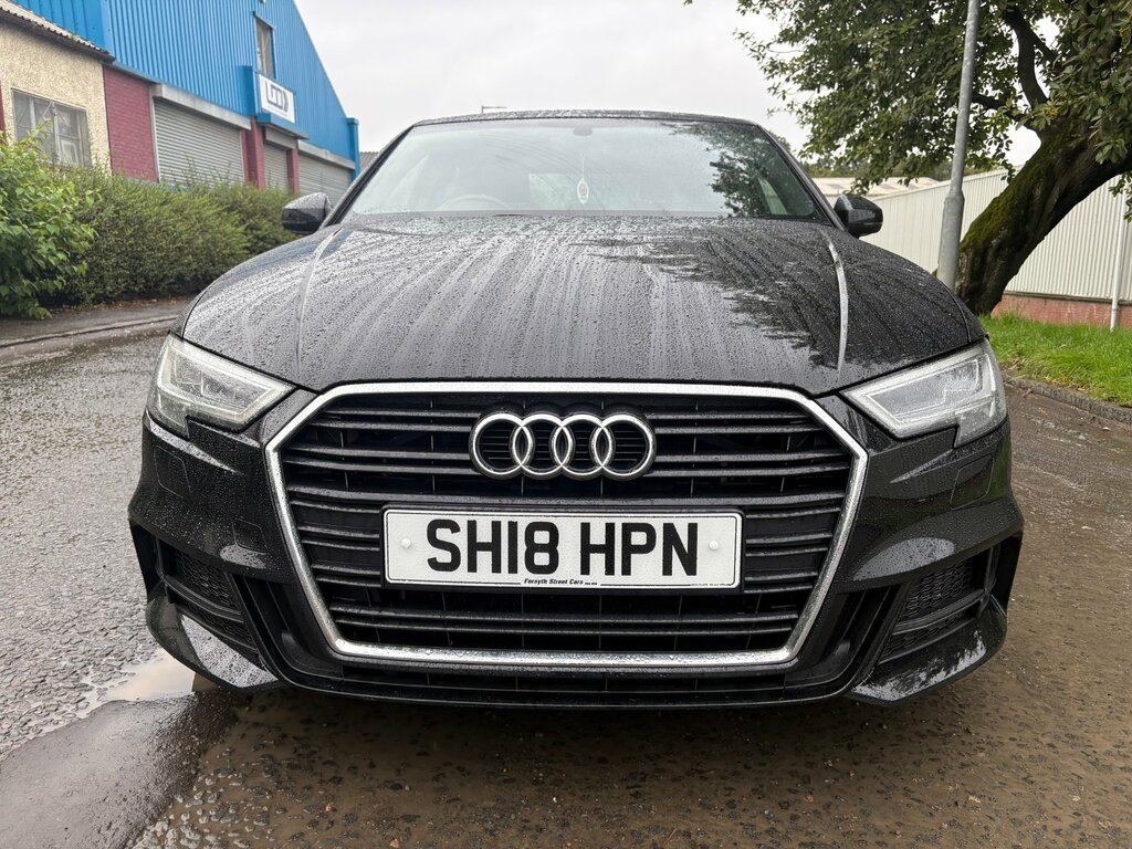 Audi A3 1.5 Tfsi Cod S Line Saloon Euro Black #2