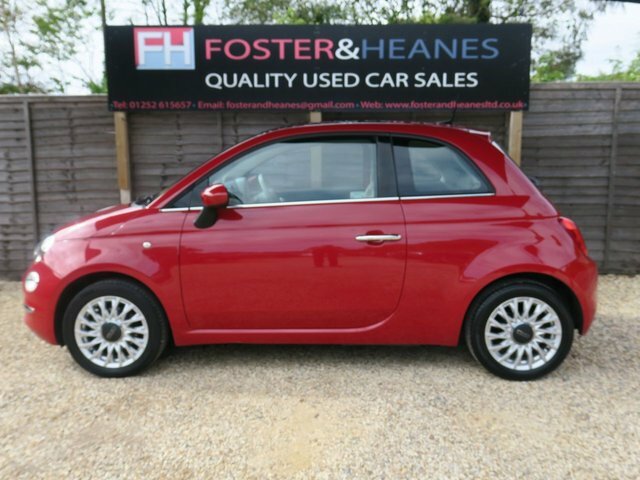 Fiat 500 1.2 Lounge Hatchback Euro 6 Ss Red #5