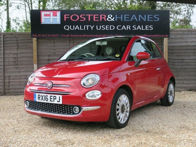 Fiat 500 1.2 Lounge Hatchback Euro 6 Ss Red