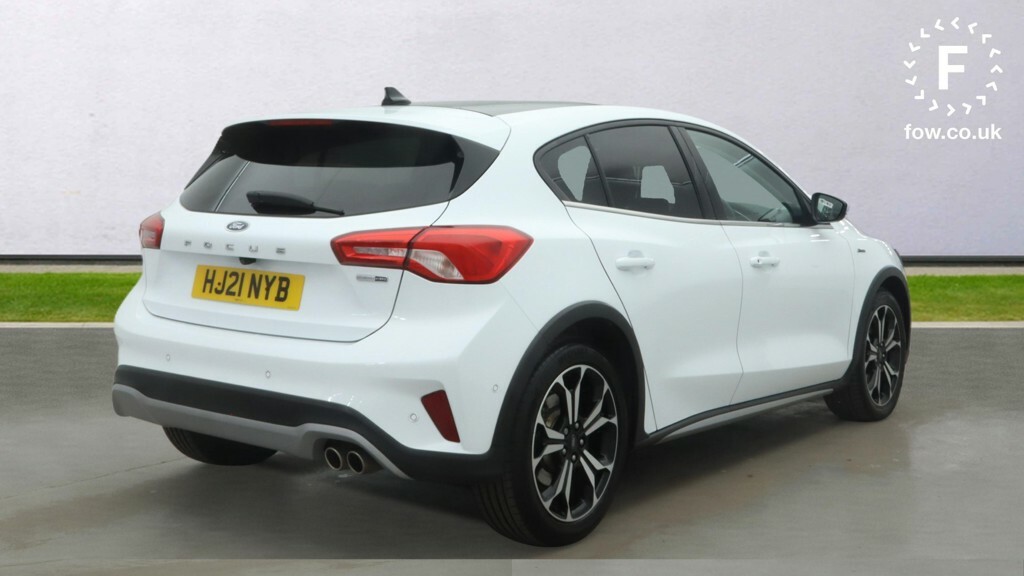 Ford Focus 1.0 Ecoboost Hybrid Mhev 125 Active X Vign Ed HJ21NYB White #4