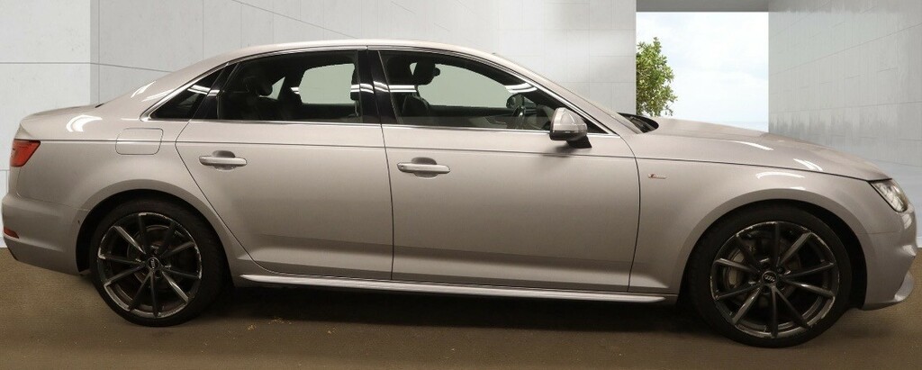 Audi A4 2.0 Tdi S Line Saloon S Tronic Quattro Silver #2