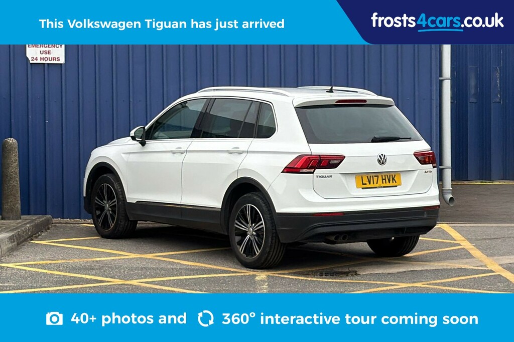 Volkswagen Tiguan 2.0Tdi Bluemotion Tech Se Dsg White #2
