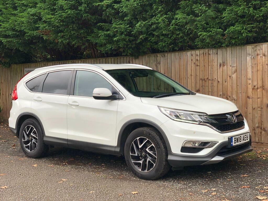 Honda Cr-V 1.6 I-dtec Se Plus Navi Euro 6 S S White #4