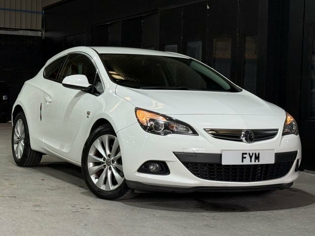 Vauxhall Astra GTC Turbo Sri Coupe White #2