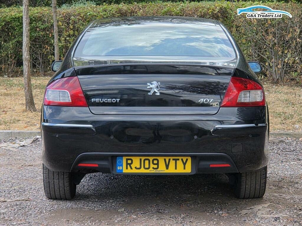 Peugeot 407 Saloon Black #6