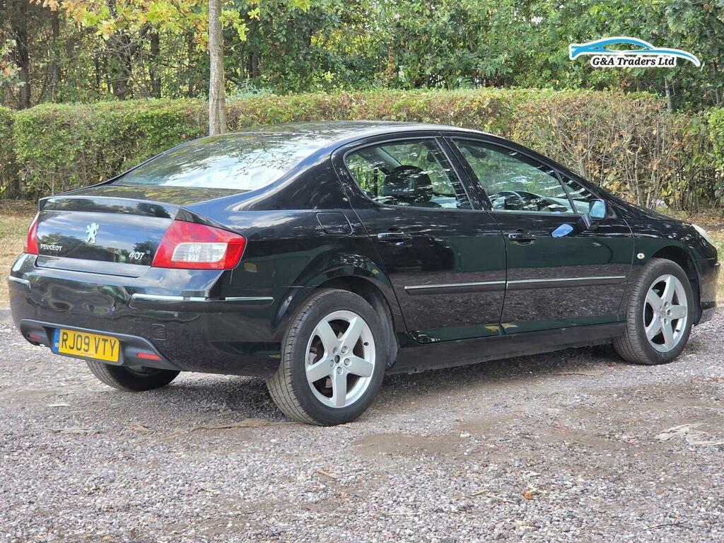 Peugeot 407 Saloon Black #7